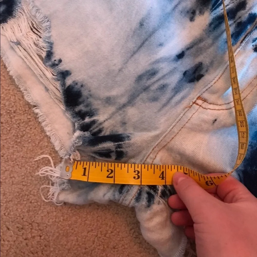 Zara tie dye shorts, size S